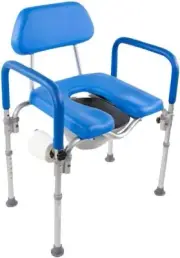 Dignity Ultra-Premium Padded Commode Shower Chair, Comfortable Raised Toilet