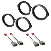 2 American Terminal ATHSB524-7800 Speaker Adapters Harness for Select Honda Acur