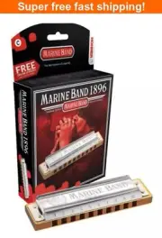 Hohner Marine Band 1896 Harmonica - Key of D- NEW