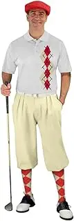 [Golf Knickers] Argyle Paradise - Mens Complete Golf Outfit 3A-3Z