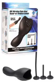 Trinity 4 Men 10X Urethral Sounds & Vibrating Penis Head Masturbator