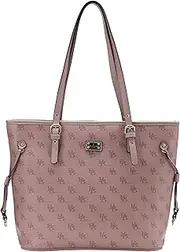 [B BRENTANO] Vegan Leather Shoulder Tote Bag