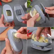 Garlic Press, 2 in 1 Garlic Slicers And Mincer, Professional Food Grade Garlic