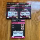3 Ardell Professional Magnetic Megahold Liner and Lash All Day Hold 3 Pair New