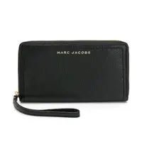 在飛比找momo購物網優惠-【MARC JACOBS 馬克賈伯】荔枝紋手拿拉鍊卡片長夾（