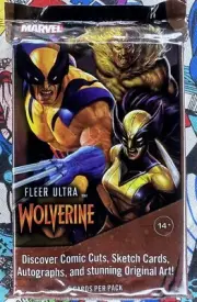 (1) 2024 Fleer Ultra Wolverine Sealed Hobby Pack