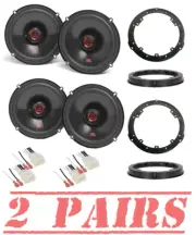 JBL Club622F 6.5" 165W 2 Way speakers Front/Rear Door for 2015-2022 Ford Mustang