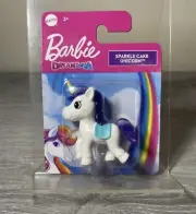 Mattel Barbie Dreamtopia Sparkle Cake Unicorn White With Purple Mane And Tail