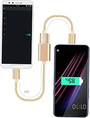 QUMIIRITY OTG to Micro USB Adapter Cable OTG Extension for Smartphones Tablets for Data Transfer Device Access Easy to Use