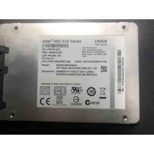 🔥台灣組裝🔥INTEL 英特爾 530 240G SATA3 超耐用 MLC顆粒 SSD固態硬碟 擁多項耐寫專利技術