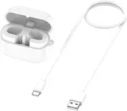 XBERSTAR Charging Case for Samsung Galaxy Buds 3 Charger Box Support Wireless/Wired Charging (White)