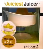 The Juiciest Juicer Prepara Kitchen Tools Glass Citrus Juicer Squeezes 2X More