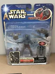 Star Wars Attack Of The Clones Jango Fett with Electronic Jetpack Action Figure