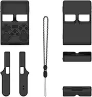 Silicone Case for R40S PRO Game Console Anti-Scratch Protective Cover(Black)