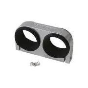 Aeroflow Dual Billet Fuel Pump Bracket Silver Suits Bosch 044 Fuel Pumps