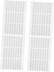 Ipetboom 4 Sheets Nail Display Tape Strips Clear Crystal Double Sided Adhesive for Salon Use No Cut Manicure Showcase Durable and Practical for Nail Art Display