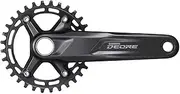 SHIMANO Deore FC-M5100 Deore chainset, 10/11-speed, 52 mm chainline, 30T, 175 mm, Black, EFCM51001EXA0