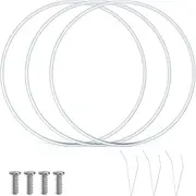 3 Set Pump Pot Seal Repair Kit 12005744 for Error E15 Diameter 182 mm | Mellbree Dishwasher Replacement Parts for Siemens/Neff/Bosch 12005317, 12026667 Dishwashers