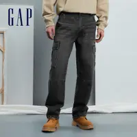 在飛比找蝦皮商城優惠-Gap 男裝 工裝寬鬆牛仔褲-黑色(836411)
