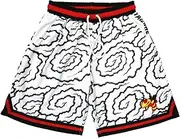 [TPAZGHE] Basketball Athletic Shorts Men - Mesh Gym Sports Workout Training Drawstring Retro Casual Fashion Shorts with Pockets