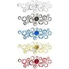 Large Geometry DIY Wall Clock 3D Mute Quartz Wall Clocks Sticker Decoration