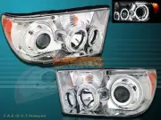 07-13 TOYOTA TUNDRA / 08-18 SEQUOIA PROJECTOR HEADLIGHTS CCFL HALO CLEAR STYLE (for: Toyota)