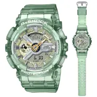 在飛比找momo購物網優惠-【CASIO 卡西歐】G-SHOCK 金屬光澤半透明時尚雙顯