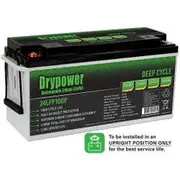 DRYPOWER 24V 100Ah Deep Cycle Lithium Battery HB08-24LFP100P