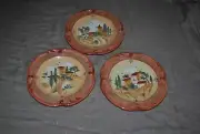 NEW Certified International S/3 Salad Plates TUSCAN LANDSCAPE by PAMELA GLADDING
