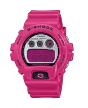 CASIO Men Digital Quartz Casual Watch Classic Dress Pink Dial Waterproof Oval G-
