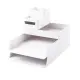 【小麥購物】可疊抽拉盒(收納盒 文具 收納 文件收納 桌上收納 書架 文件架 辦公 抽屜)