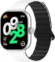 [XNWKF] Silicone Magnetic Strap for Redmi Watch 4 Accessories Replacement Smart Watch Band Wristband Soft Sport Bracelet for Miband 8Pro Watchbands