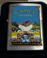 ZIPPO 1998 JOE CAMEL AT THE BEACH COLLECTORS PACK LIGHTER UNFIRED N BOX X660