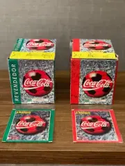 2X SEALED BOXES PANINI COCA-COLA 1997 ( GREEN AND RED ) 200 ENVELOPES PACKETS