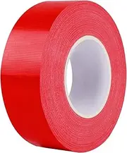 JUNMIN Waterproof Fabric Duct Tape High Viscosity Seaming Tape for Stage Carpet Floor Repairing 48mmx50m(Red) (Color : Red)