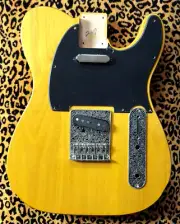 telecaster tele body Alder yellow butterscotch US spec rustic barncaster