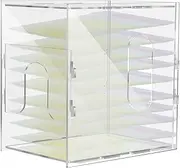 Breast Milk Storage Organizer Highly Clear Breastmilk Freezer Organizer Reusable Breast Milk Storage Containers Detachable Breast Milk Storage Box for Breast Milk Storage Bags Fridge 4.6×8.2×8.85in ..