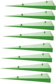 ifundom 8pcs Table Football Machine Accessories Corner Safety Foosball Accessories Foosball Table Parts Table Edges Cushion Foosball Table Replacement Parts Edge Protector Plastic Green
