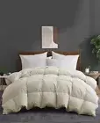 UNIKOME 360 TC ALL SEASON GOOSE DOWN FEATHER FULL / QUEEN COMFORTER CREAM