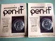 Diana Creations Pen-It- 1 Key Ring, 2 Bead Chains, & 2 S-Hooks-2 Packs