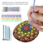 25Pcs Dotting Painting Tool Mandala DIY Dotting Set Creativity Drawing Stenc
