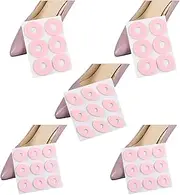 5pcs Pink Corn Stickers Upgraded - Round Stickers Corn Patches Corn Protection Pads Felt Corn Pads Corn Pads for Toe Toe Protector Feet Corn Cushion Pink Men and Women Care Mat Latex Sponge