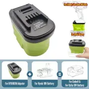 Adapter Converter For Ryobi 18V Li-ion Battery to for Ozito 18V Cordless Tool