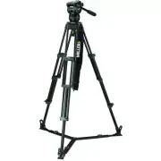 Miller CX6 Fluid Head with Toggle 75 2-Stage Alloy Tripod System Ground Spreader