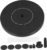 BESPORTBLE 1 Set Solar Fountain Pump Solar Floating Fountain for Small Solar Fountain Solar Aerator Solar Powered Pump Fountains Solar Fountain Floating Pp Black