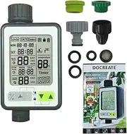 Weytoll Garden Automatic Watering Timer Intelligent Rain Delay Timing Valves Controller Support 3 Irrigation Modes and Watering Date Time Duration Setting Functions