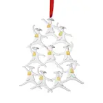 Nambe Twelve Days of Christmas: 10 Lords A Leaping Ornament