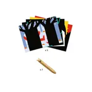 Djeco Learning About Animals Scratch Cards/Boards 21x28cm Kids/Children 18m+