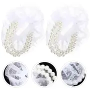 12pcs Wrist Corsage Bracelets Corsage DIY Accessories Corsage Wristlet