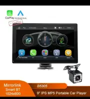 9" IPS HD Screen Car Radio BT FM USB AUX Wireless Carplay Android MP5 Car Player